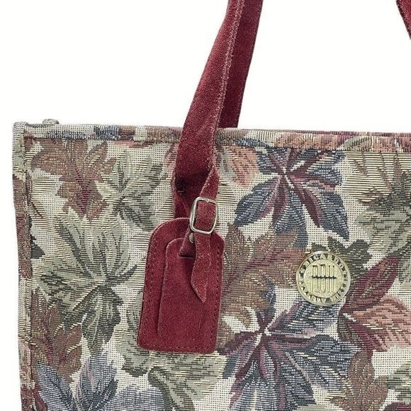 RICARDO BEVERLY HILLS Weekender Tapestry Carpetbag Travel Tote VINTAGE - Picture 12 of 16